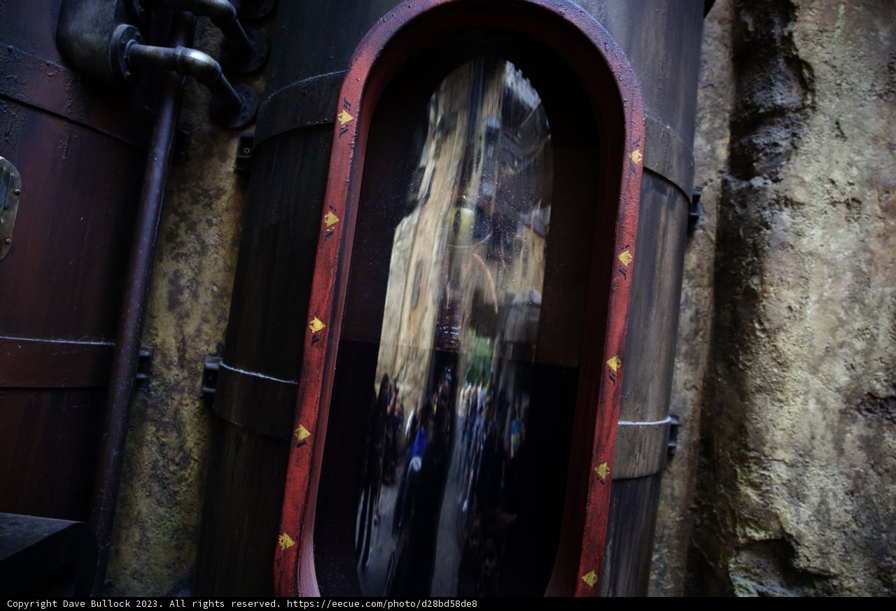 Reflecting at Disneyland