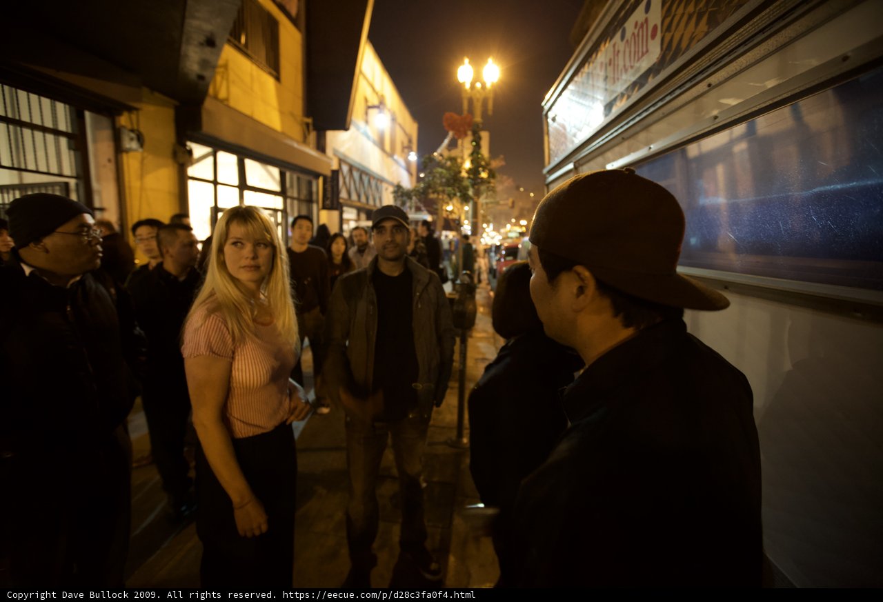 Night Crowd at the Artwalk