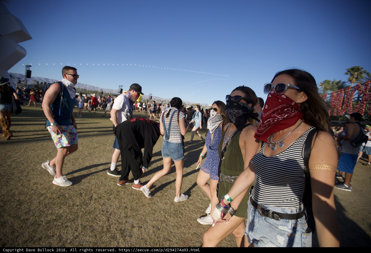 Bandanas and Blue Skies at Coachella
