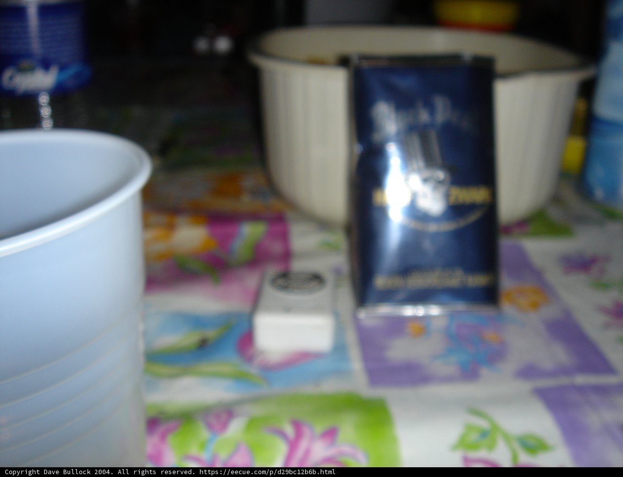 White Plastic Cup on a Table