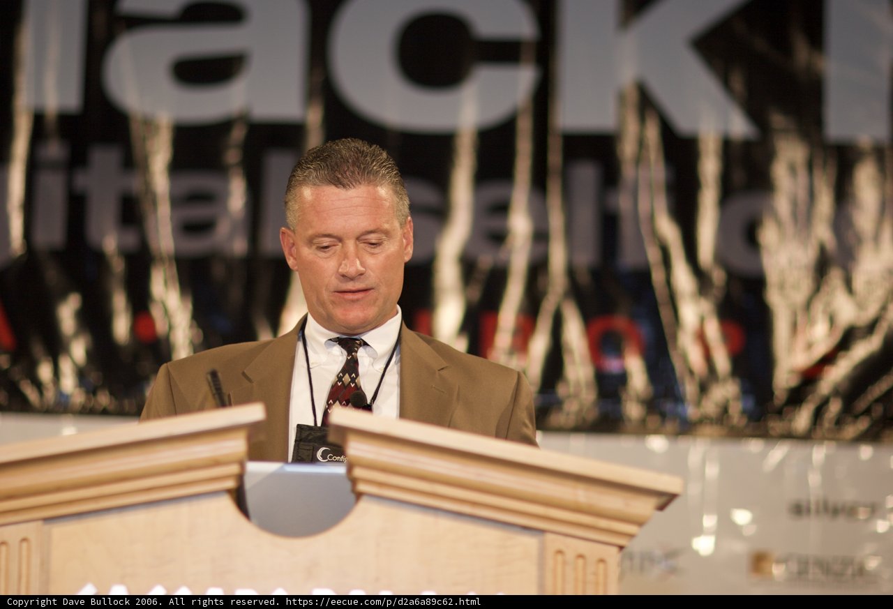 Press Conference Addressed by a Dignified Man