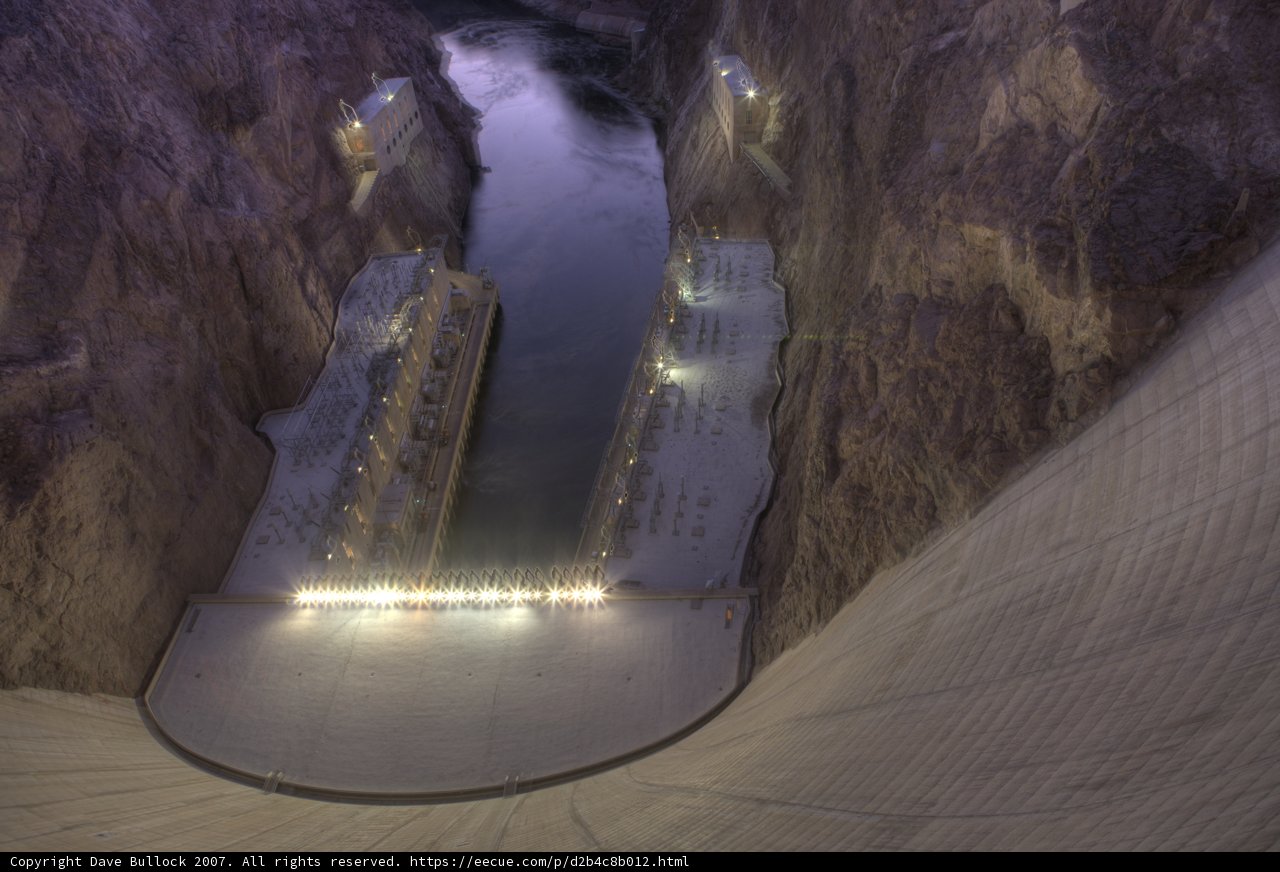 A Bird's Eye View of the Iconic Hoover Dam