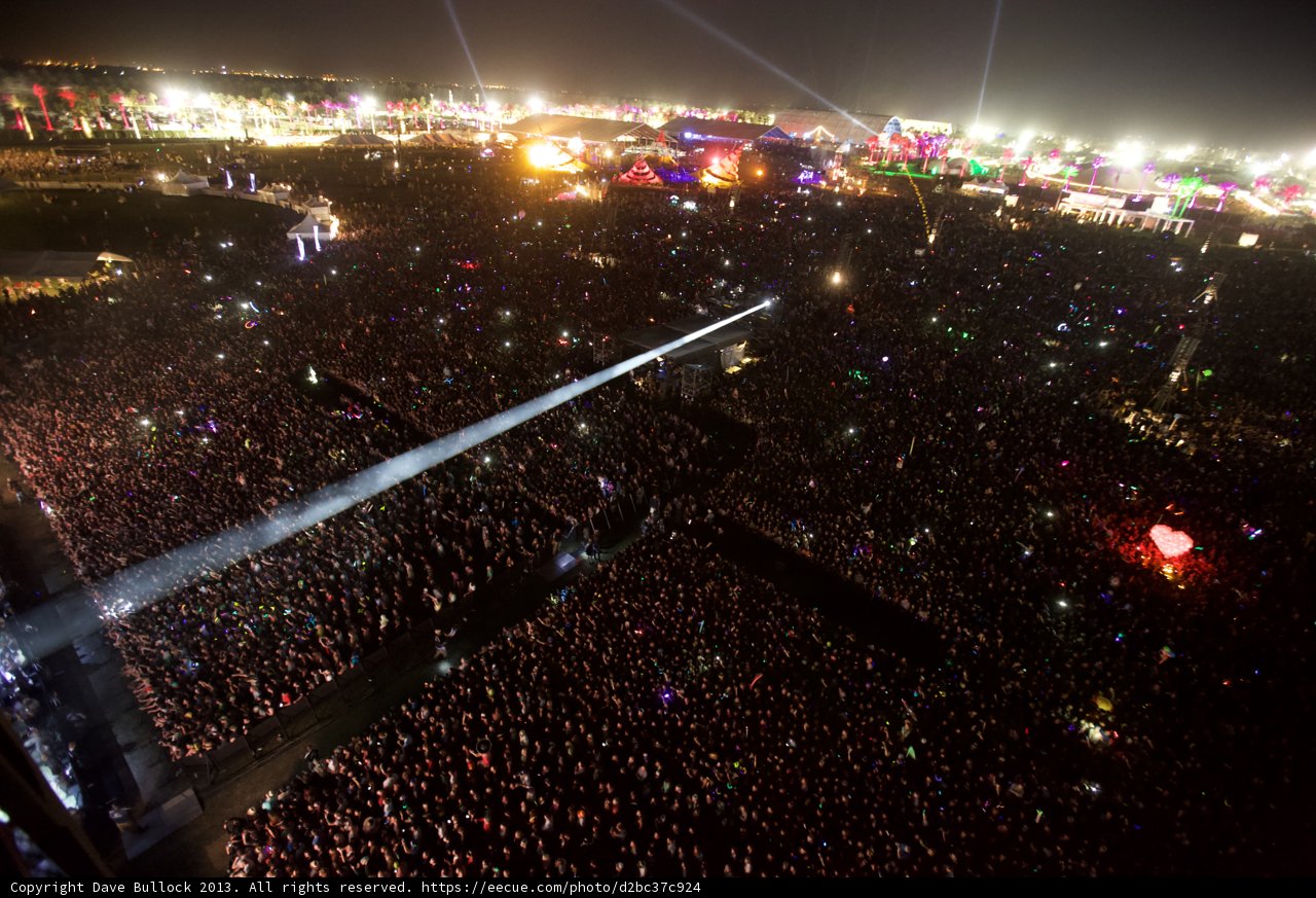 Electrifying Night at Coachella Music Festival