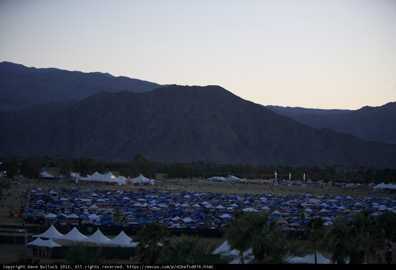 Camping under the Mountains