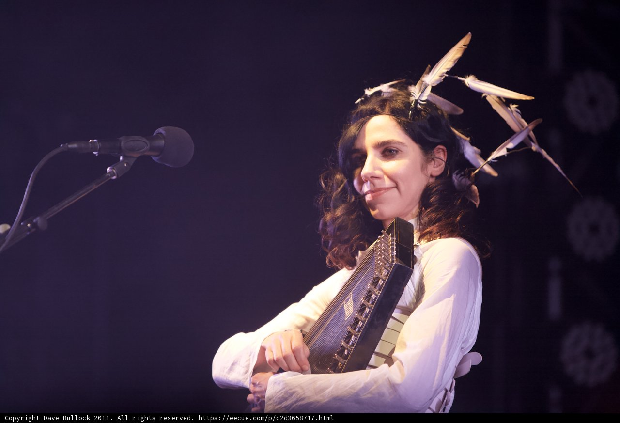 PJ Harvey's Feathery Solo Guitar Performance