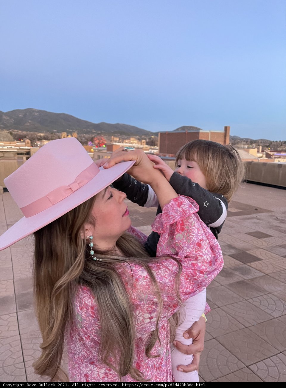 Mother-and-Child Bonding Over the Santa Fe Outdoors