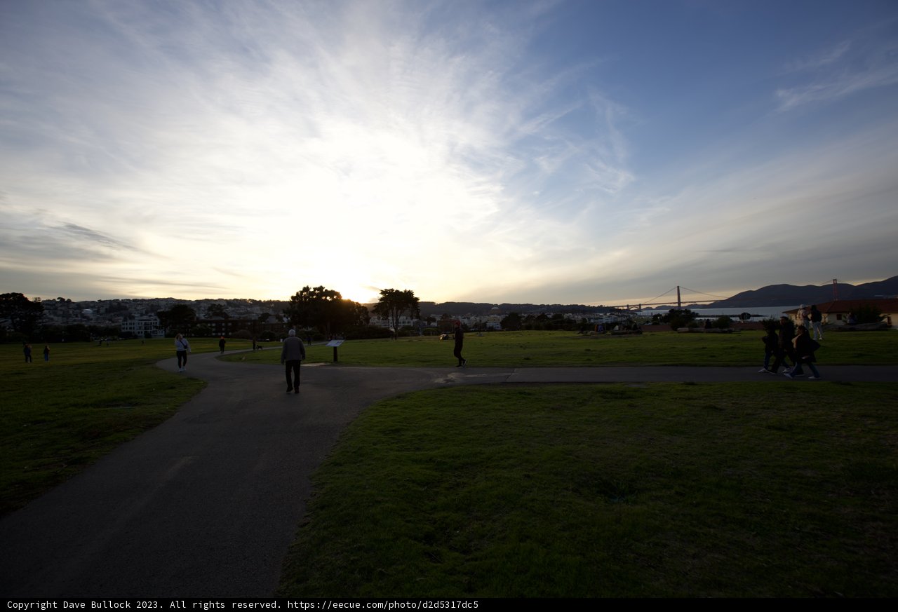 Dusk Descends on Fort Mason, 2023