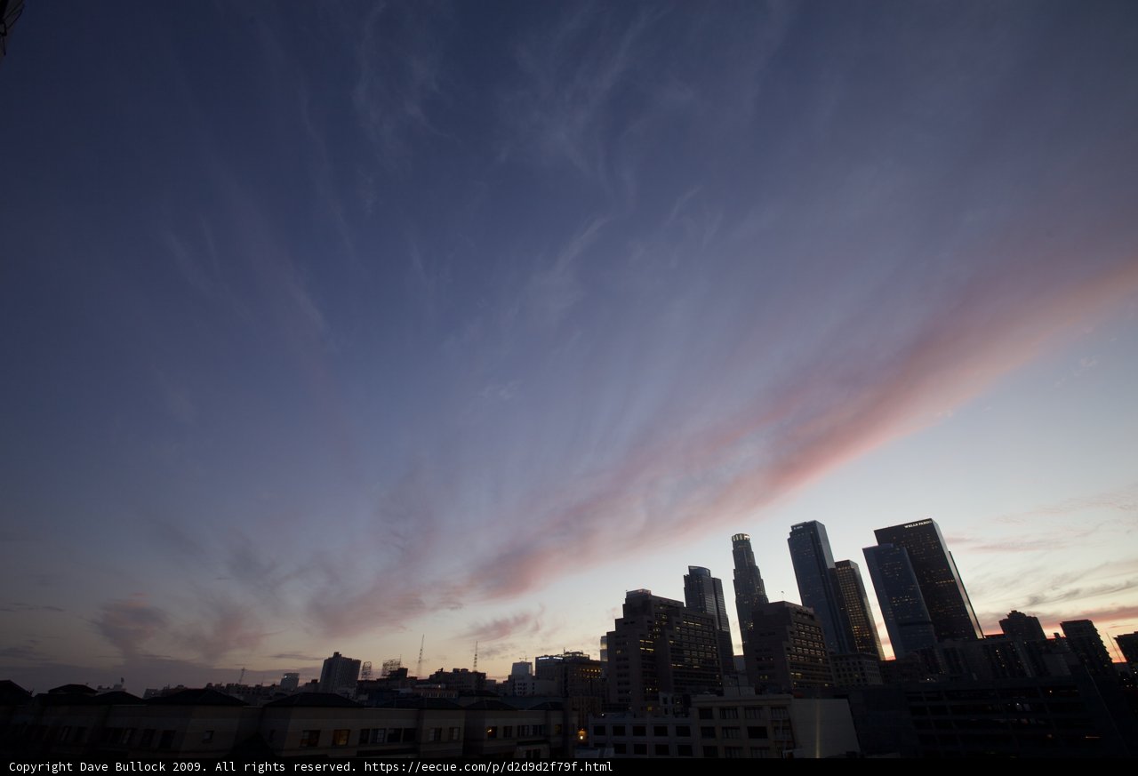 Sunset Over the Urban Metropolis