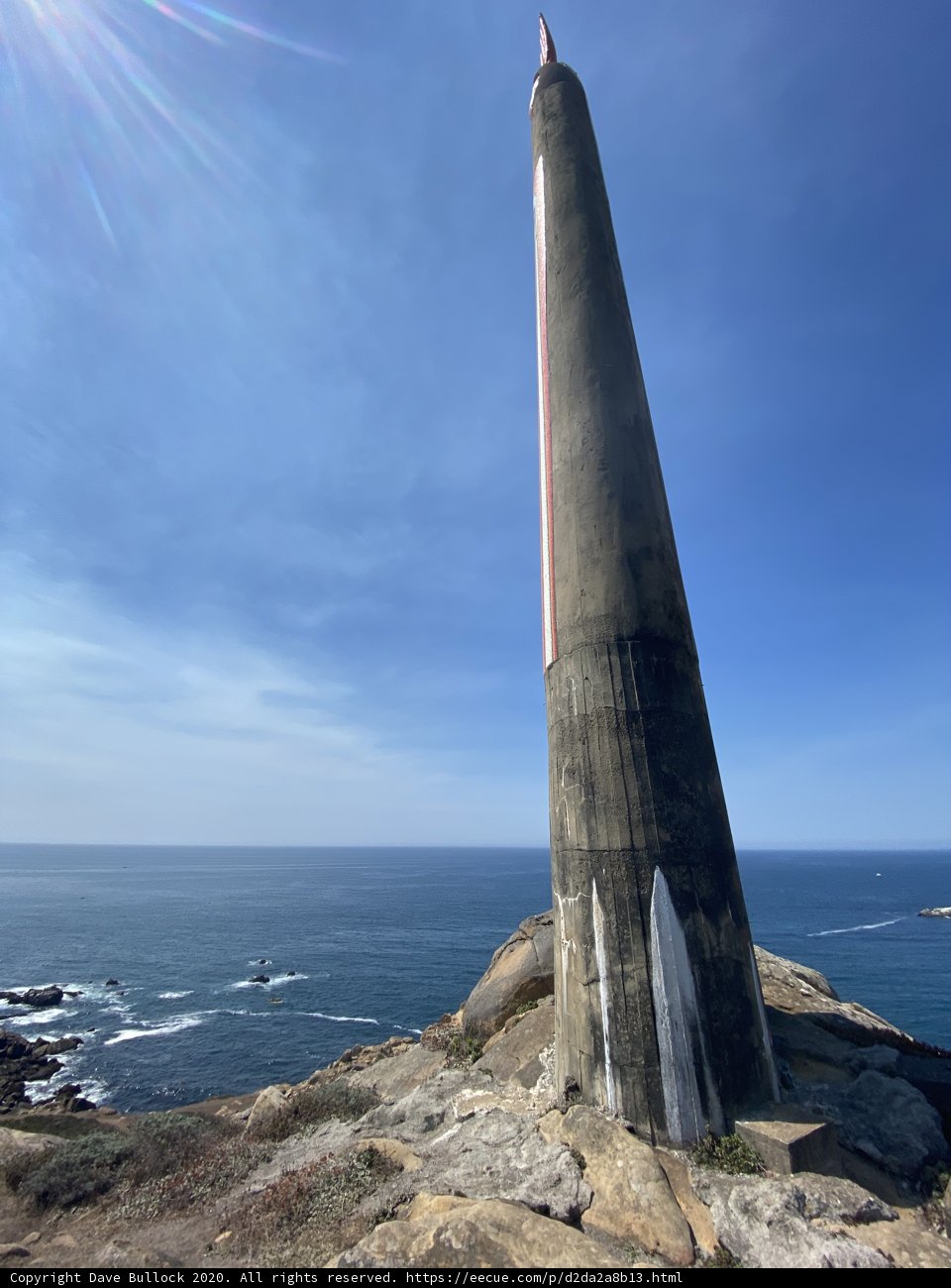 Overlooking the Ocean from the Concrete Tower