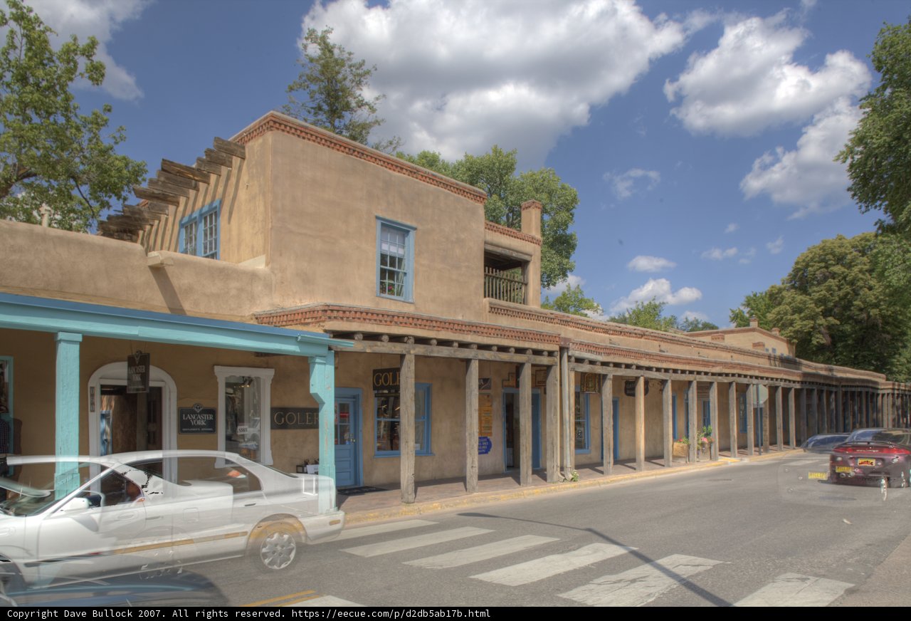 Parked Car in Downtown Santa Fe