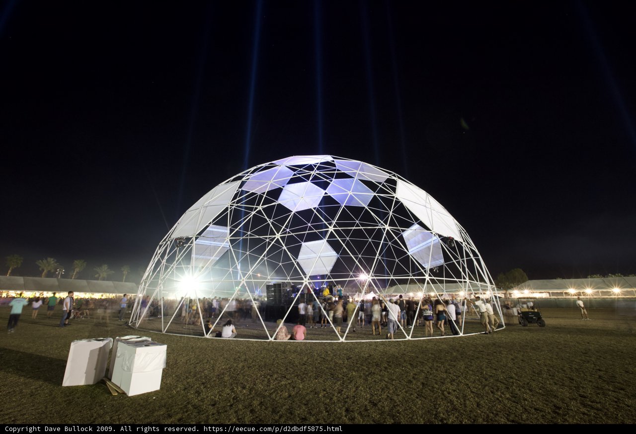 Illuminated Dome at Coachella