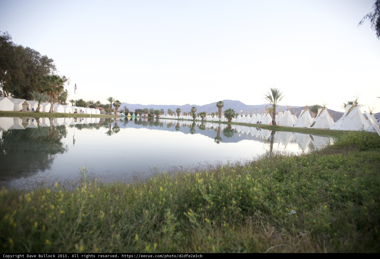 Camping at the Resort Pond