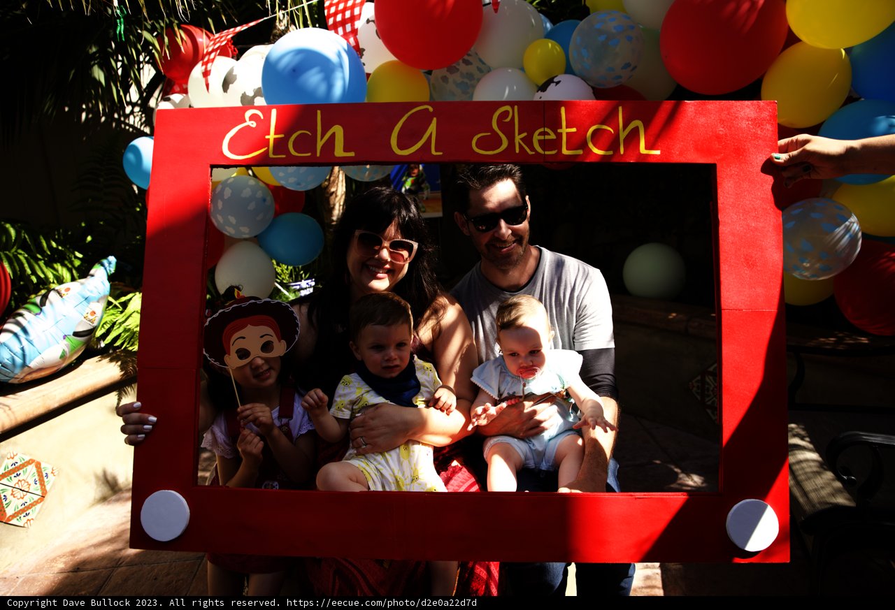 Balloon Framed Family Fun at Wesley's First Birthday Bash