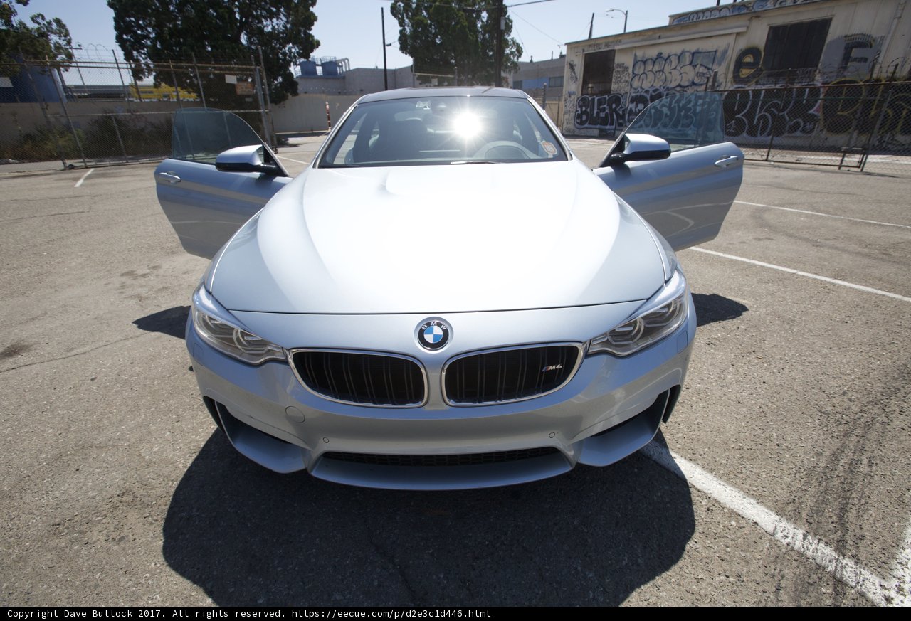 Sleek BMW M4 Parked in a Sunny Lot
