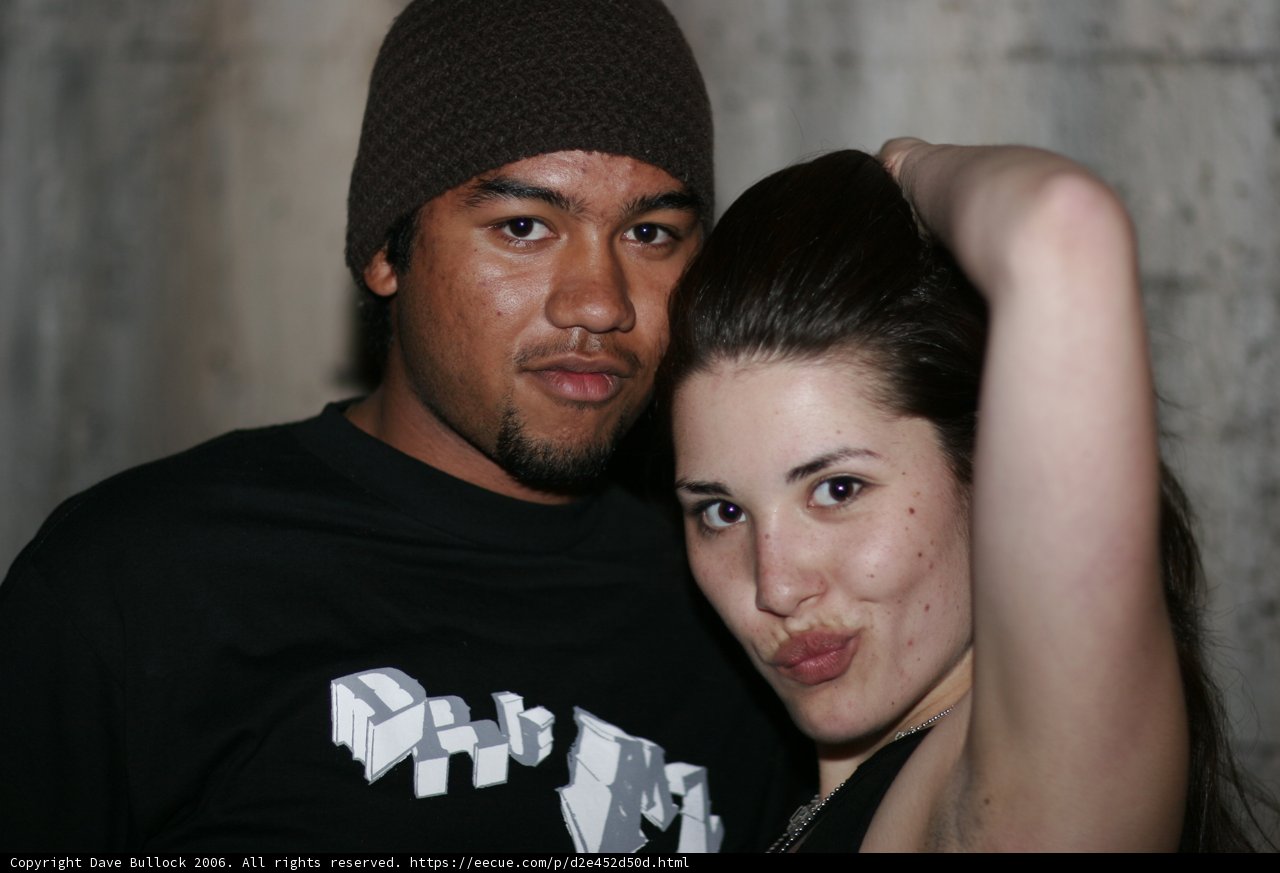Beanie-Clad Couple Strikes a Pose
