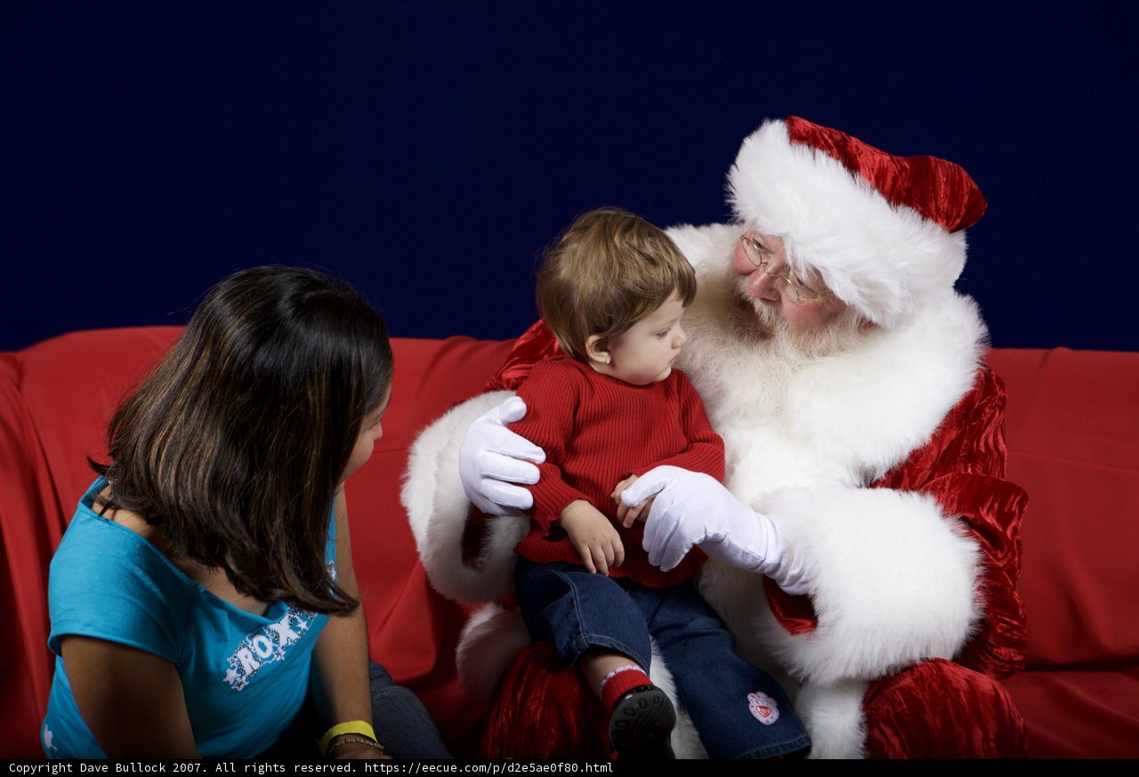 A Festive Moment with Santa Claus