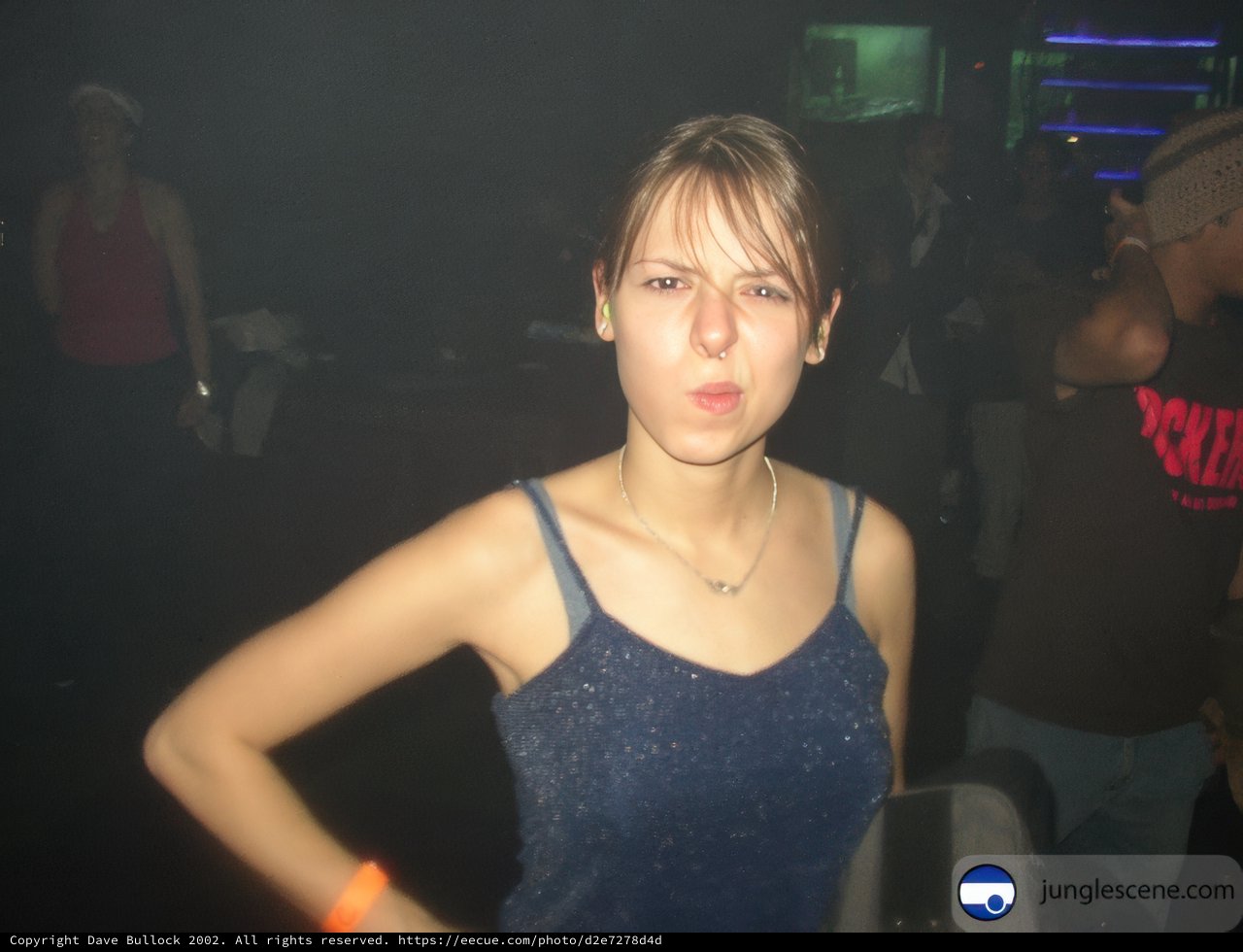 Blue Top Lady Stealing the Night