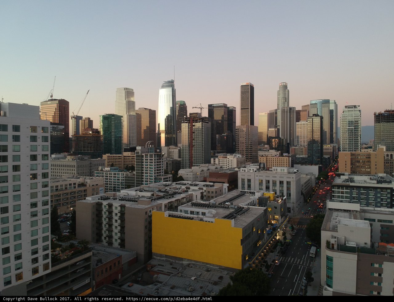 Sky-high View of LA's Vibrant Metropolis