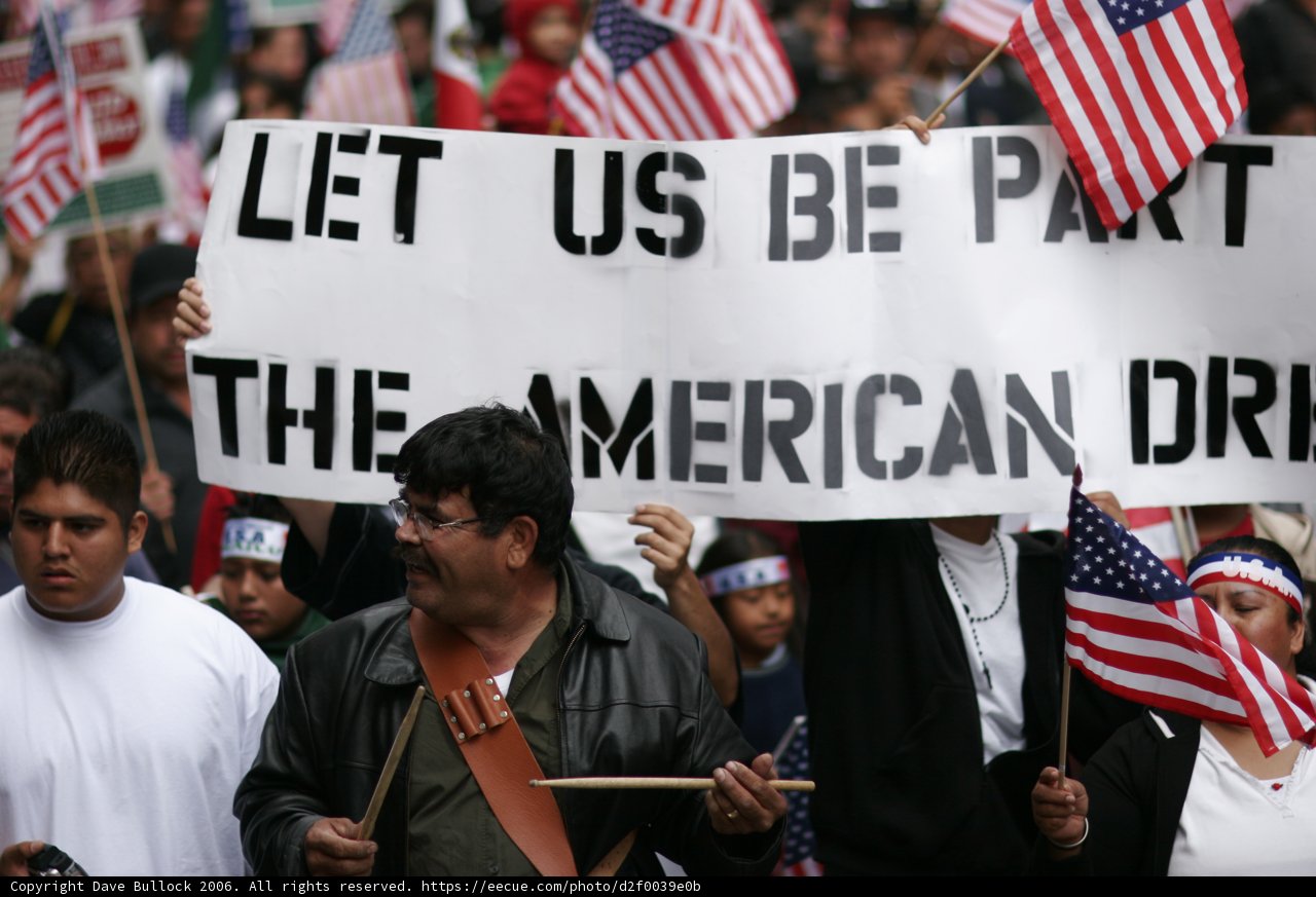 Mexican Immigrants Rally for Rights at US Embassy in Mexico City