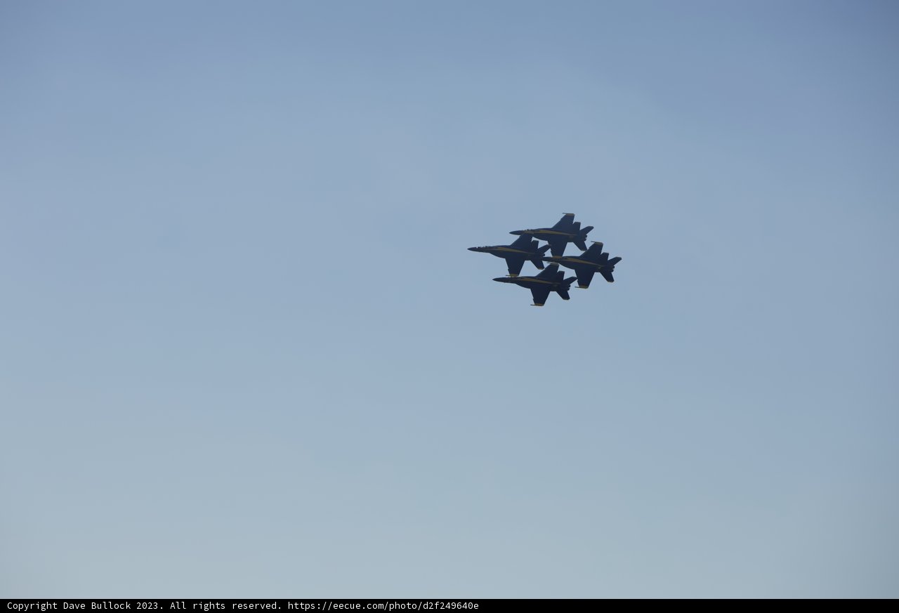 The Spectacular Formation: San Francisco Fleet Week Air Show 2023