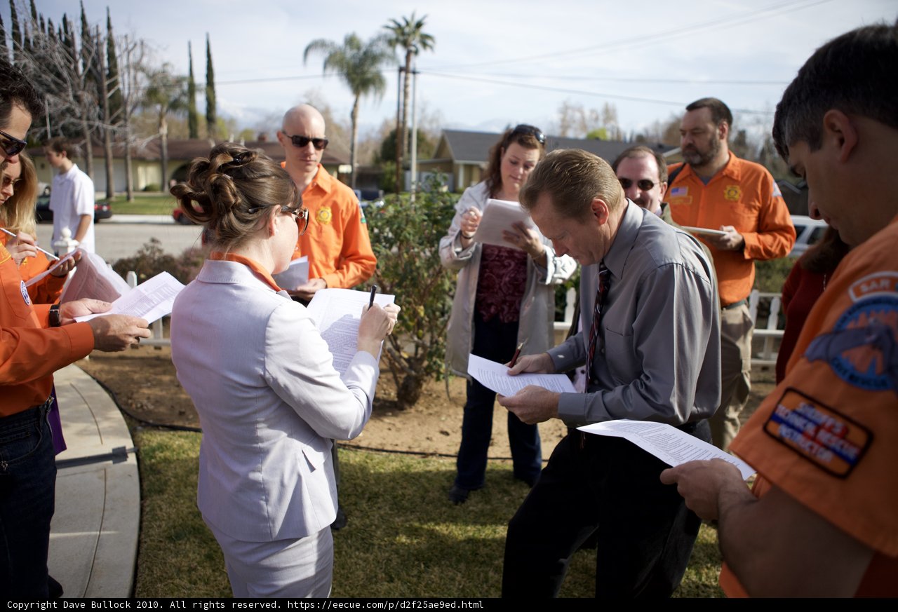 Formal Meeting in the Outdoors