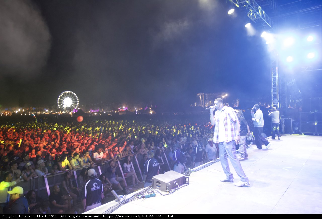Crowd Rocking at Coachella Concert