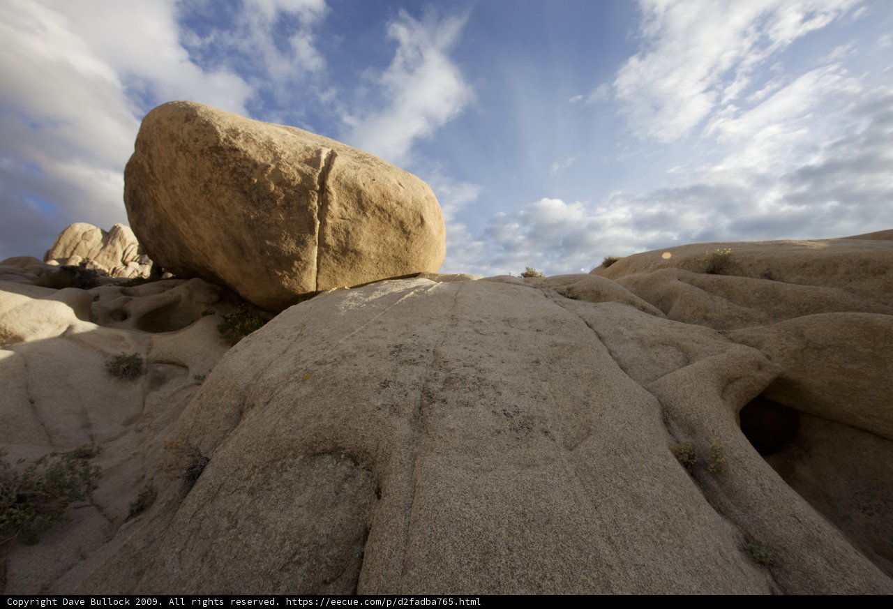 Lone Rock in the Joshua Tree Desert