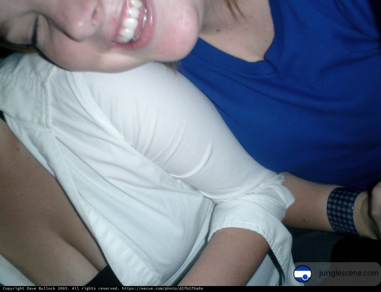 Smiling Women with a Cell Phone