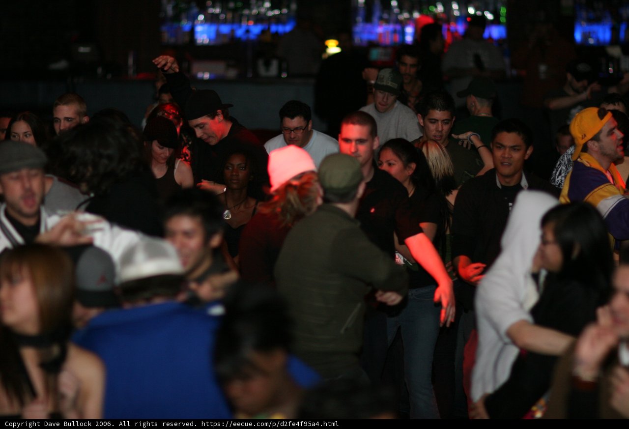 Night Club Party with a Vibrant Crowd