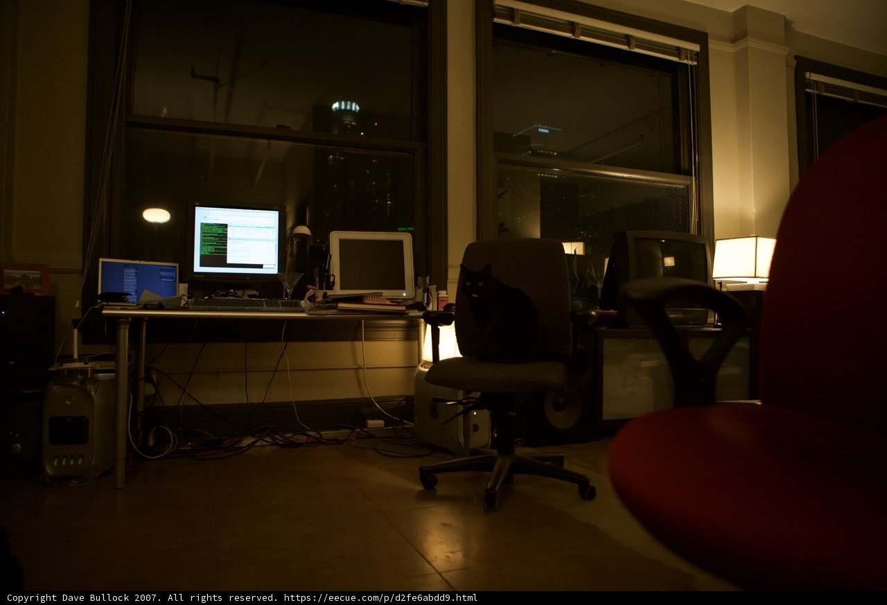 Workstation in the Dark