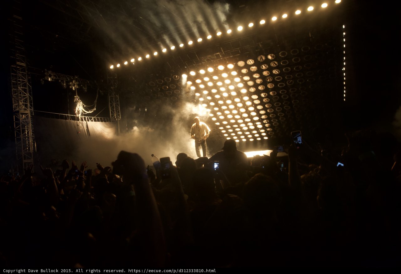Kanye West Stage and Fog