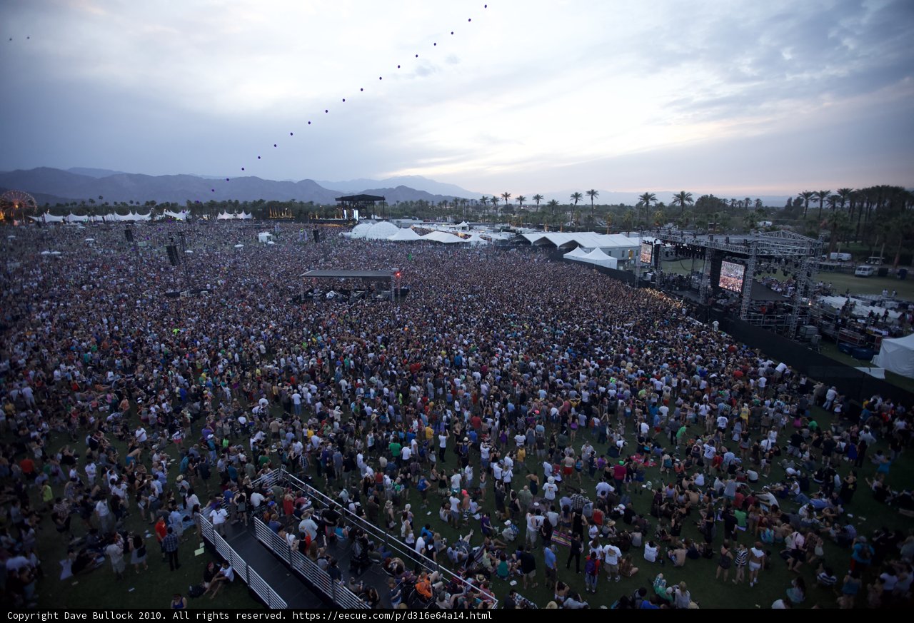 Massive Music Fest Crowd