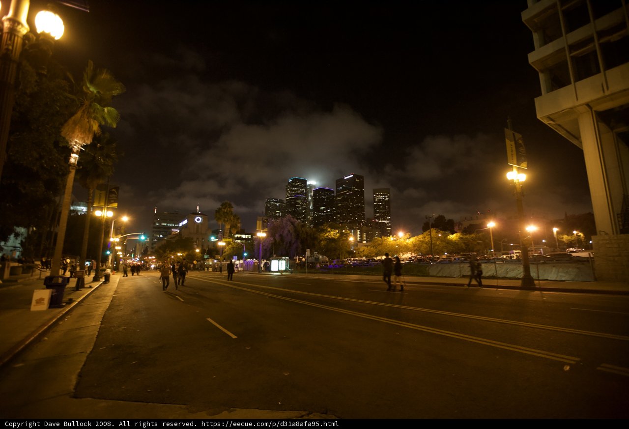 Nighttime Scene in the Urban Metropolis