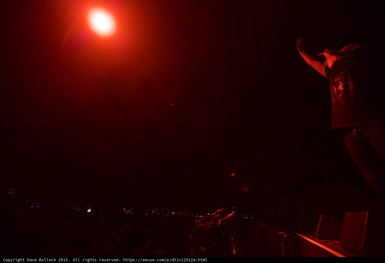 Spotlight on the Crowd: Man Rocks Coachella Stage