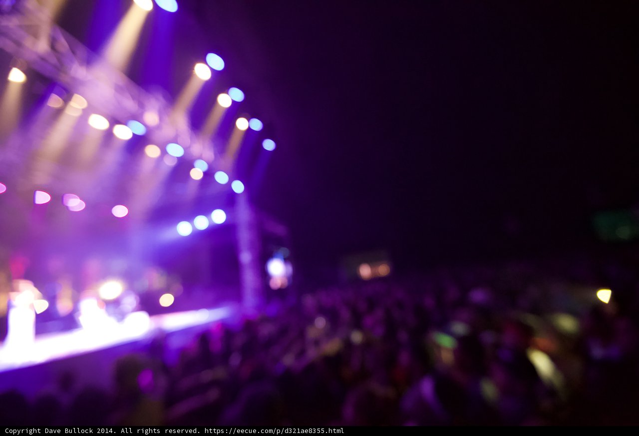 Blinding Lights: A Concert Stage Illuminated