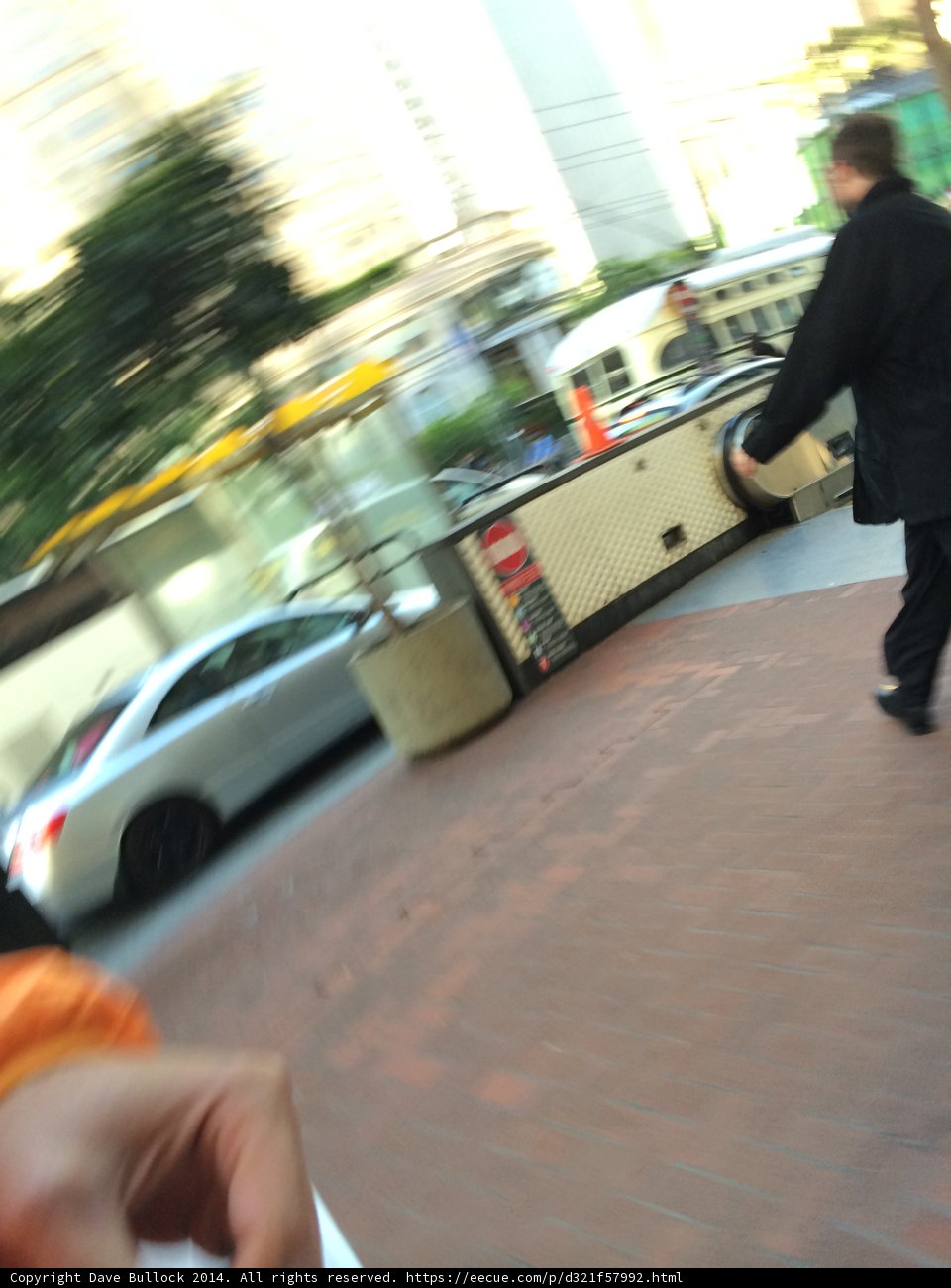 Blurry Urban Walker