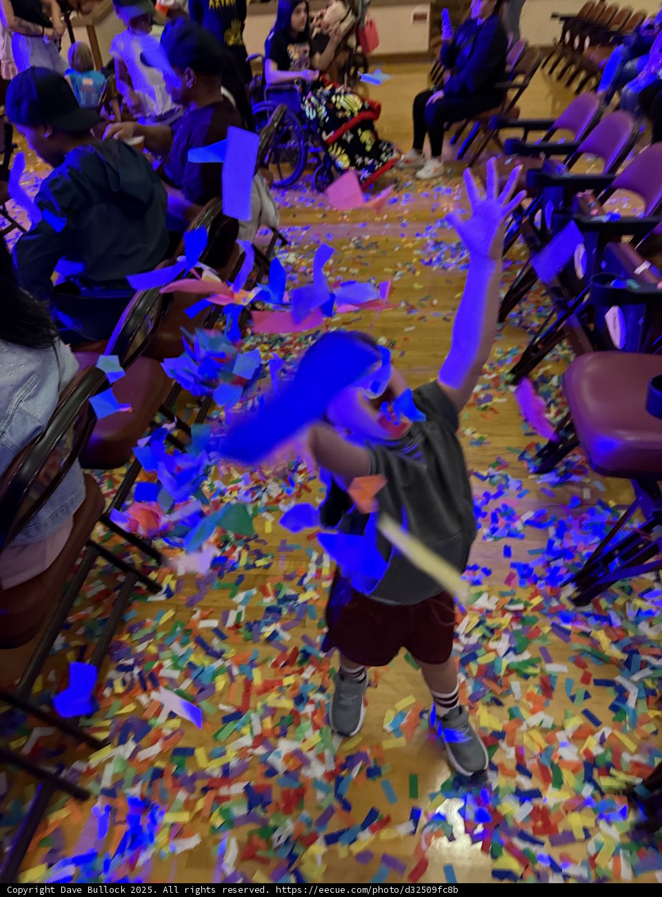 Confetti Joy at San Jose Civic