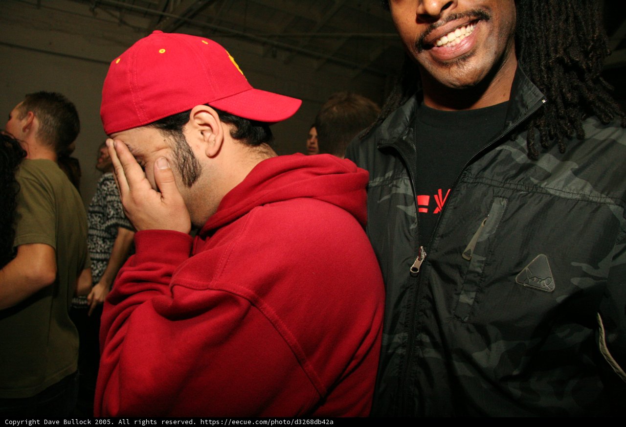 Red Jacket in the Crowd