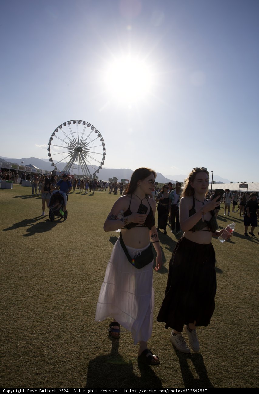 Sunlit Stroll at Coachella 2024