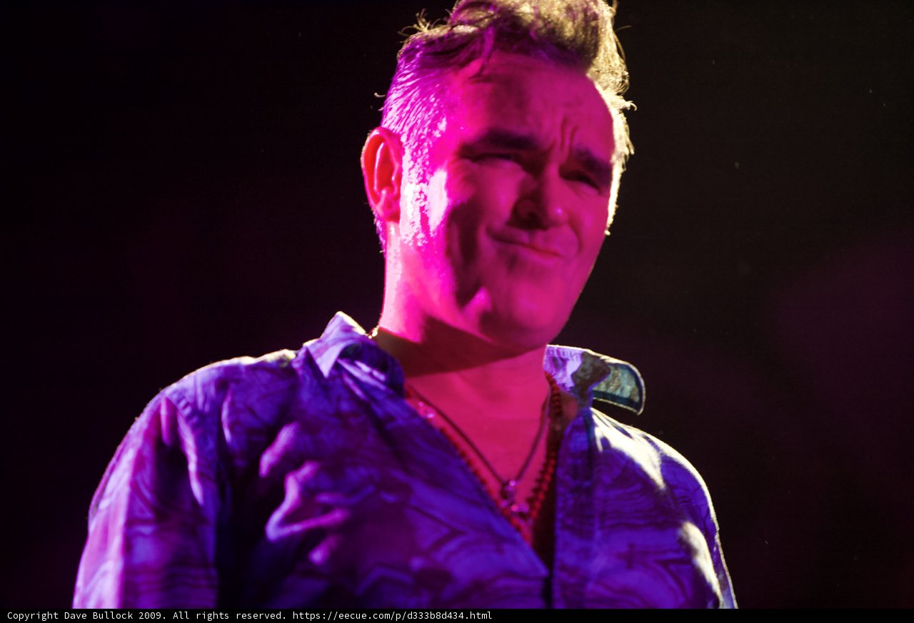 Morrissey's Radiant Smile on Coachella 2009