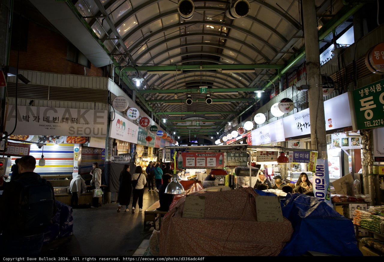 Bustling Bazaar in Korea, 2024