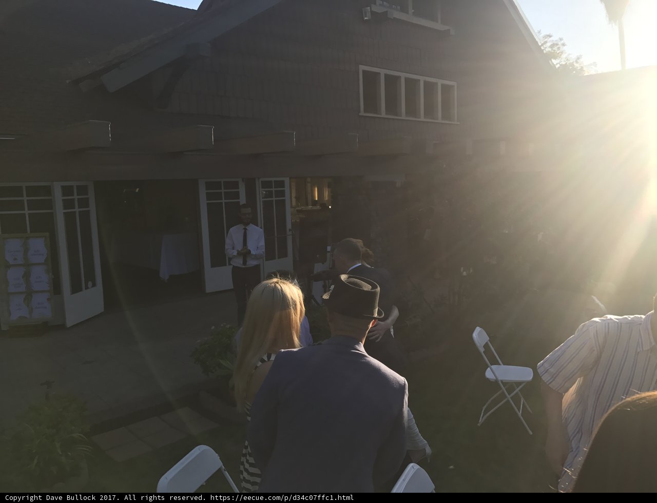 Gathering Outside the House