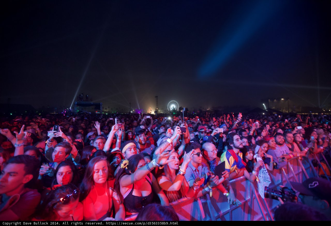 Crowd Goes Wild at Coachella Music Festival