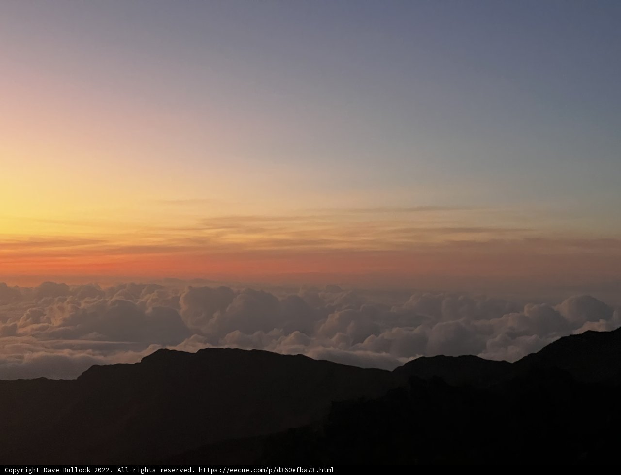 Summit at Sunset