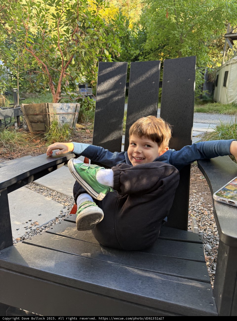Sunny Smiles in the Backyard