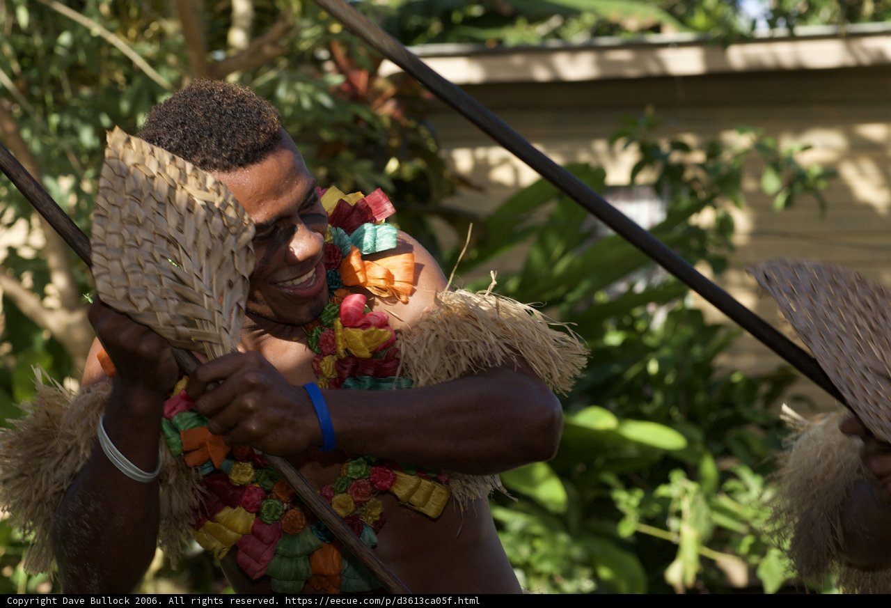 Traditional Fijian Spear Holder