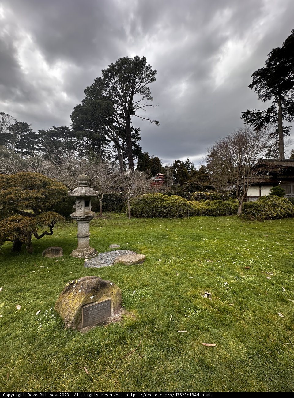 Serene Japanese Garden with Stone Lantern