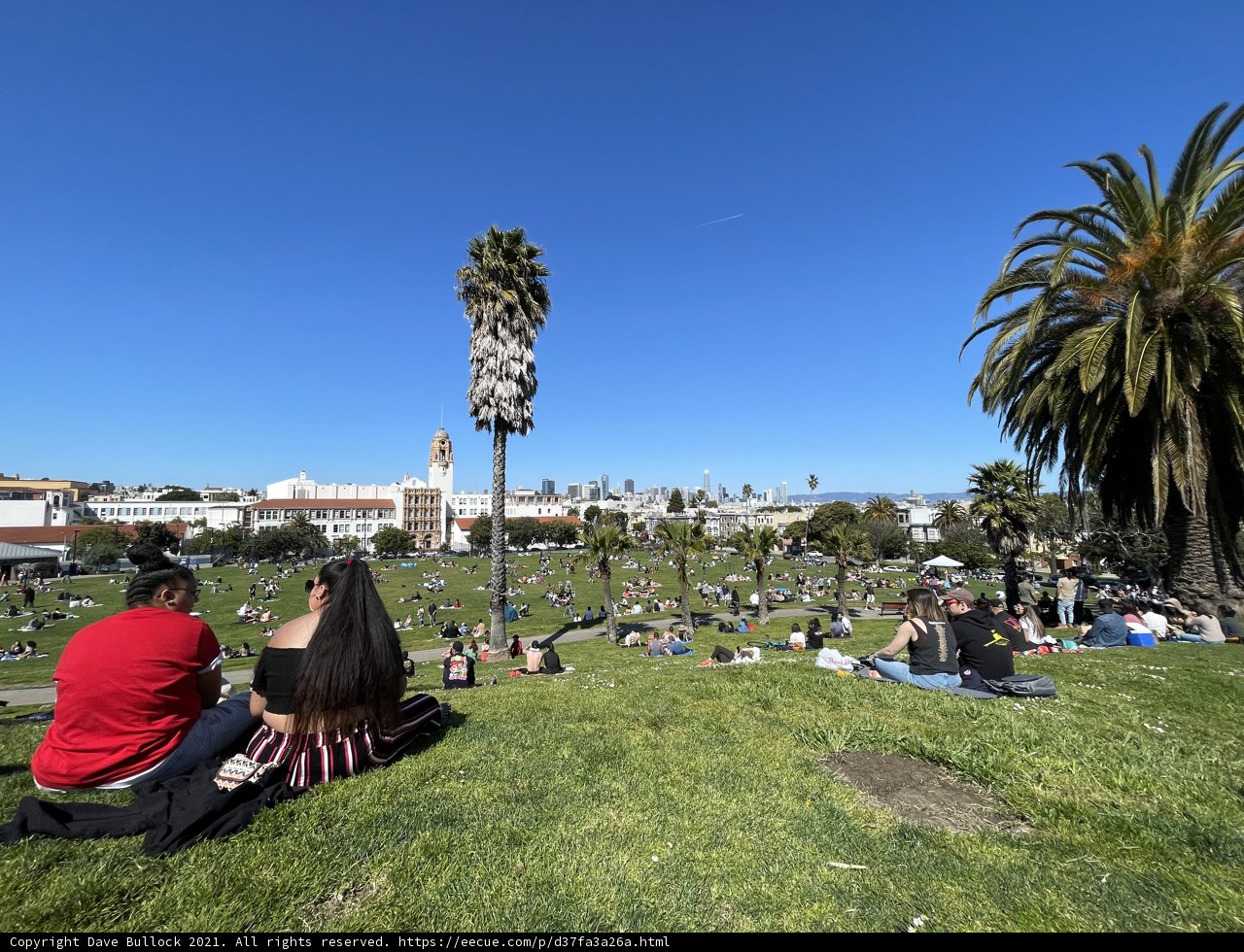 A Relaxing Afternoon at Mission Dolores Park