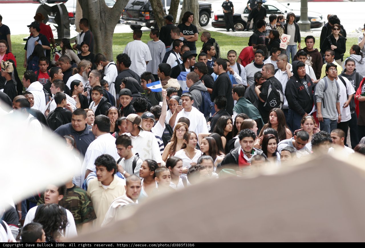 2006 School Walkout Crowds