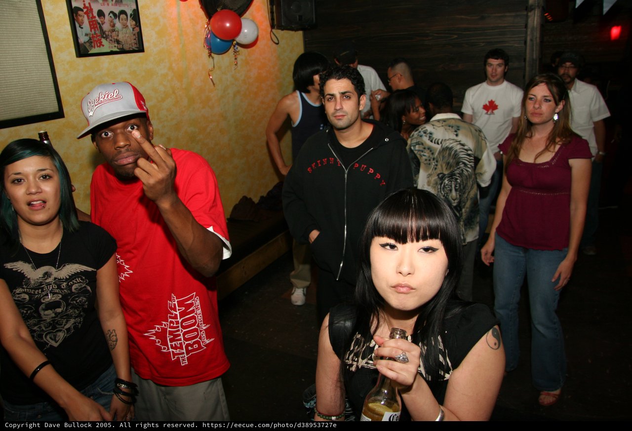 Late Night Party Scene at Temple Boom Los Angeles